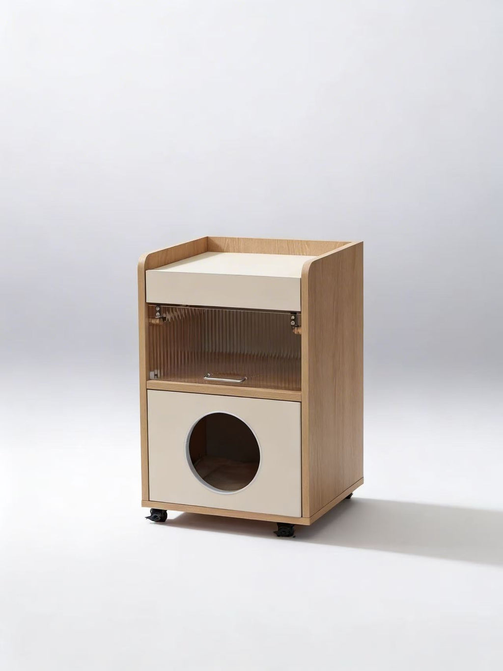 Bedside Table with Enclosure